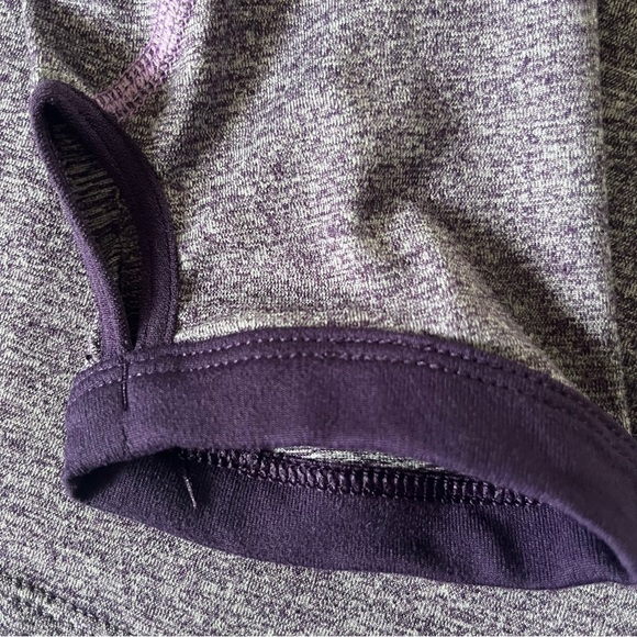 Nike Running Dri-Fit Half Zip Long Sleeve Top Purple Womens Size Medium - Picture 3 of 7